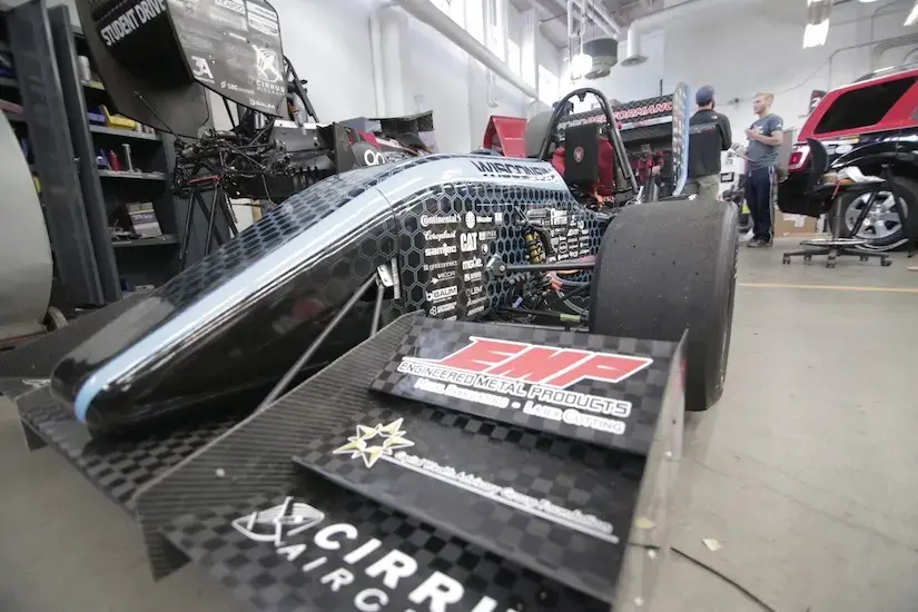 Wisconsin Racing electric vehicle