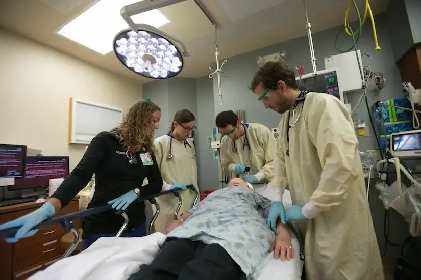 emergency department crew at UW Hospital