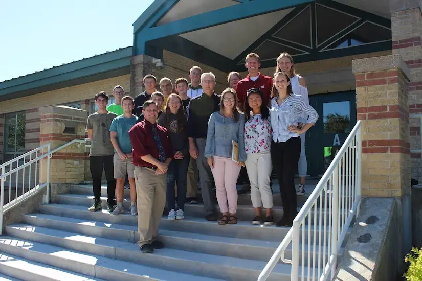Group photo of students