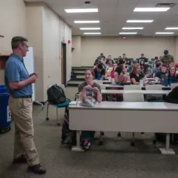 students in Huber's class
