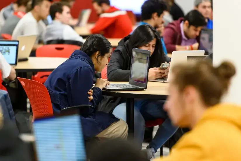 students in a classroom