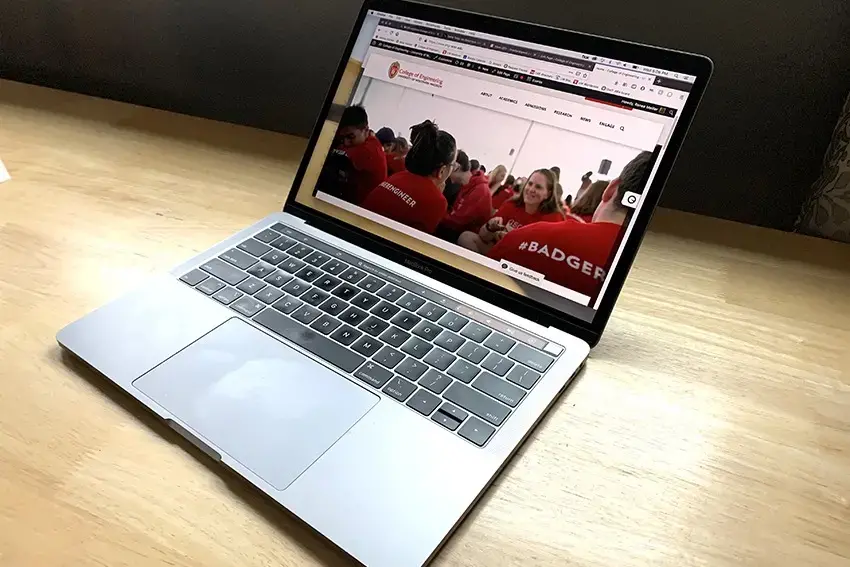 A laptop computer