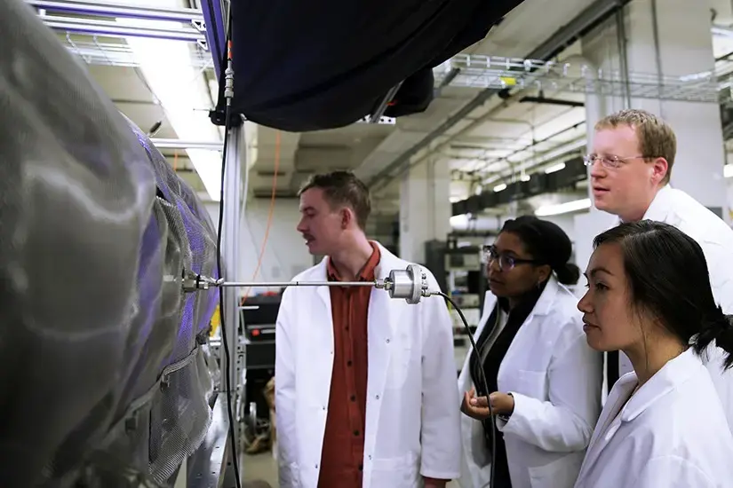 Oliver Schmitz and graduate students