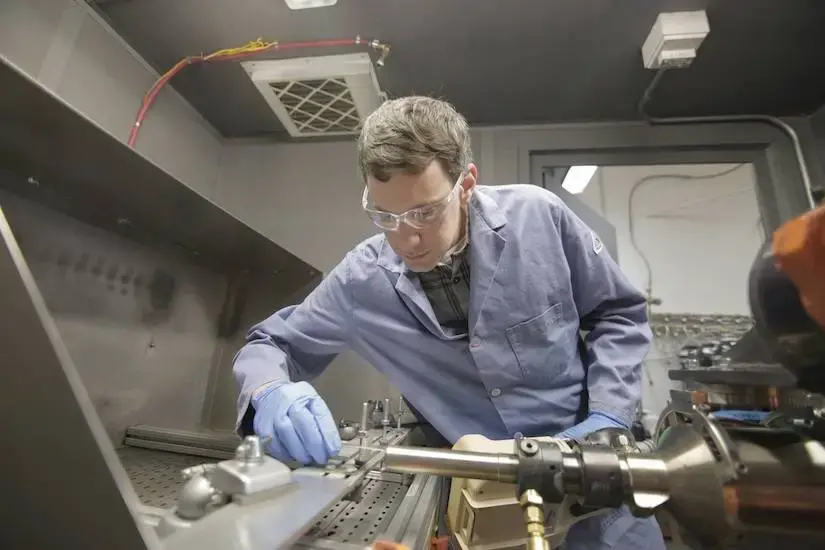 Ben Maier working