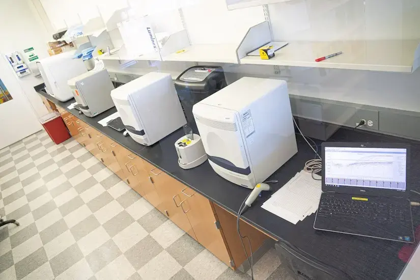 COVID-19 testing equipment