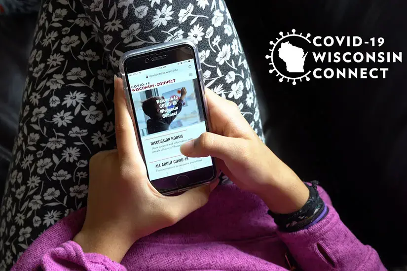 COVID-19 Wisconsin Connect app