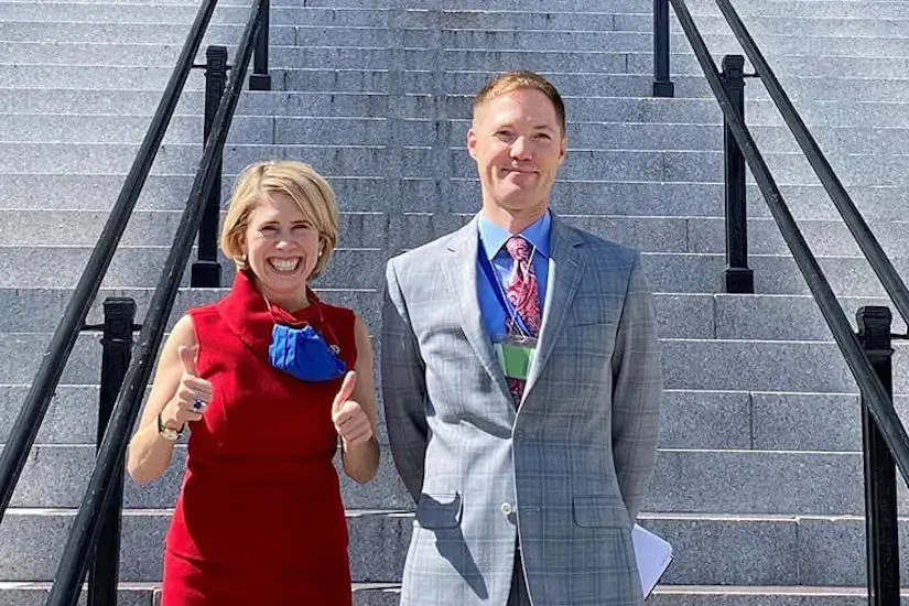 Kimberly Reed and White House Fellow Travis Thul
