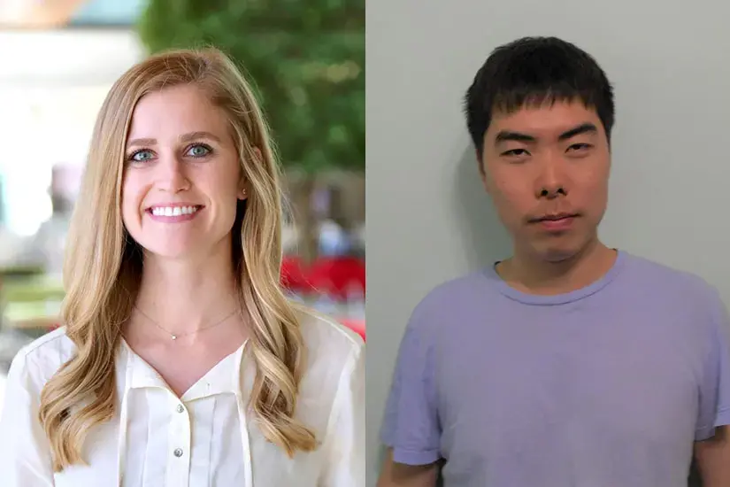 Rebecca Alcock and Ilhan Bok