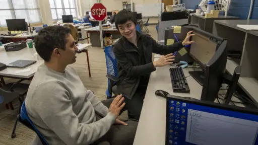 Assistant Professor Kassem Fawaz and graduate student Yucheng Yang
