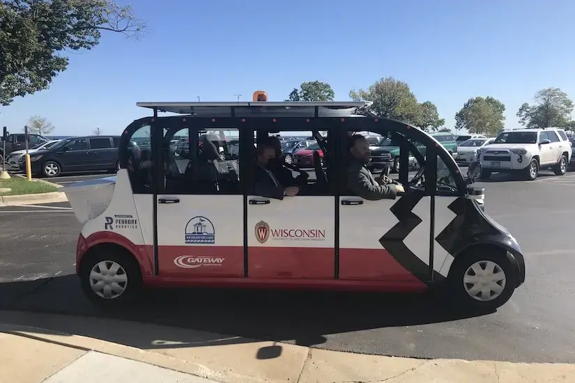 the Badger autonomous shuttle