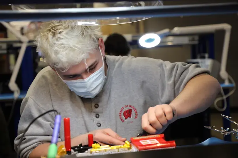 Jacob Breit adapting a toy
