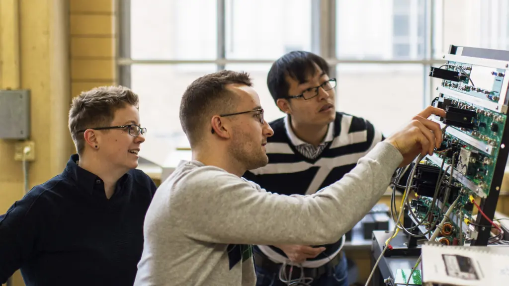 WEMPEC students doing research
