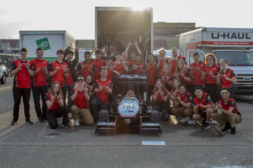 internal combustion car at competition 2