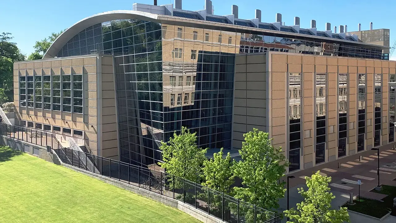 exterior of the Engineering Centers Building