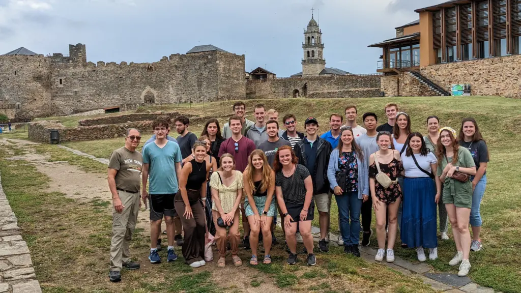 Students in Oviedo, Spain