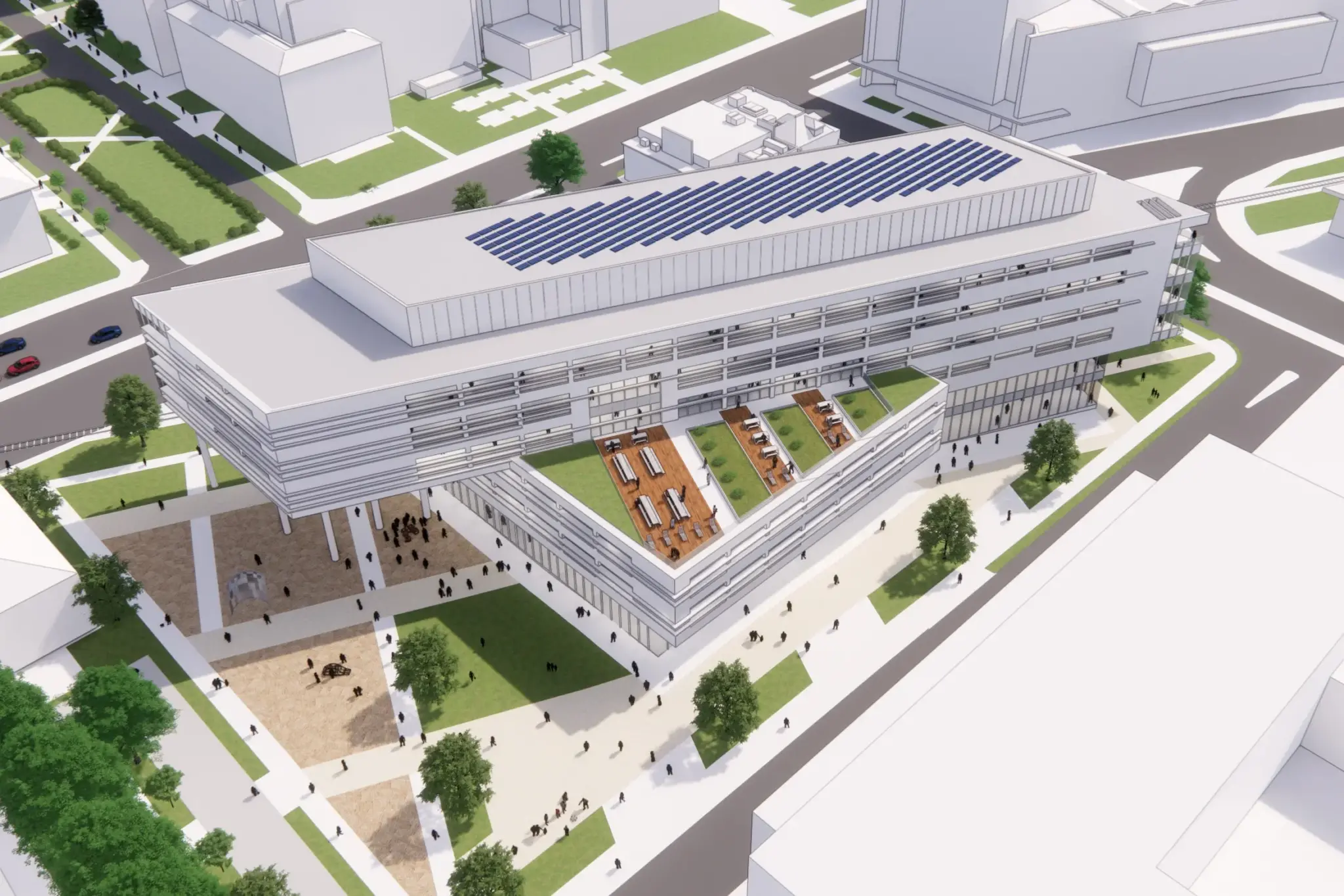 Rendering of conceptual new Engineering building