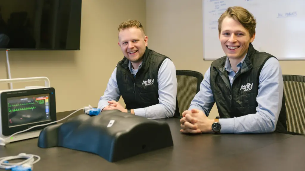 Phil Terrien and Matt Knoespel at Atrility Medical