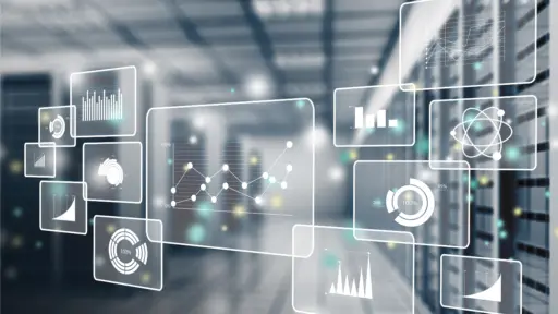 Data center with AR screens