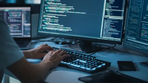 computational researcher doing coding