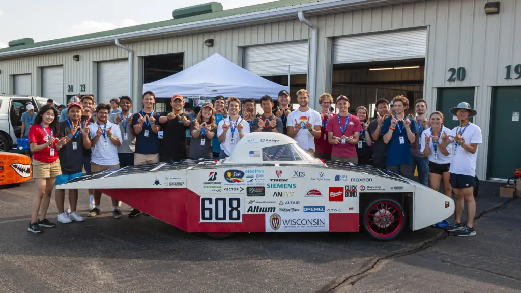 Badgerloop team at ASC/FSGP 2023