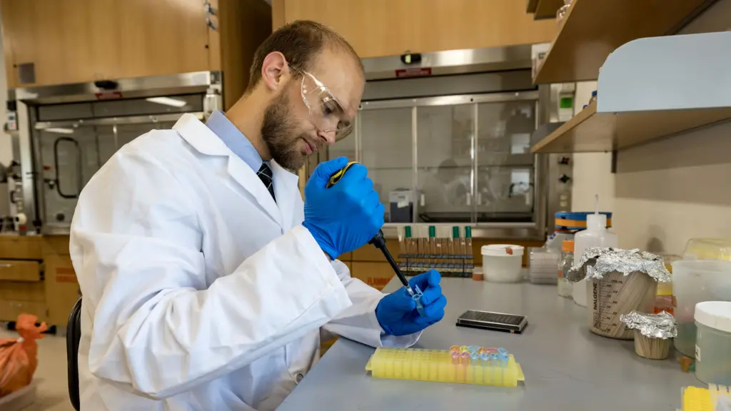 PhD student Zack Harmer