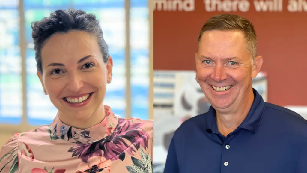 Carla Michini and Jeff Linderoth