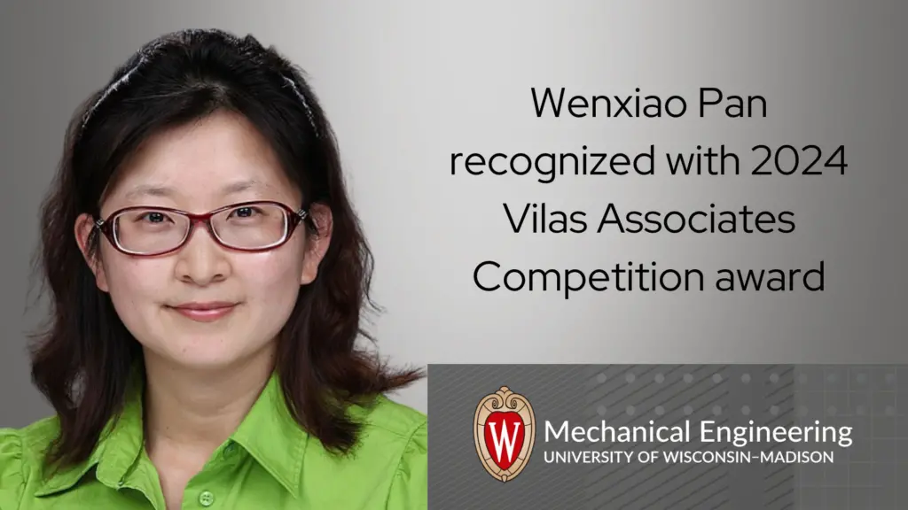 Wenxiao Pan Vilas award