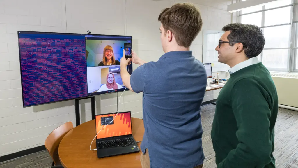 PhD student Jack West and Assistant Professor Kassem Fawaz use Instagram’s vision model