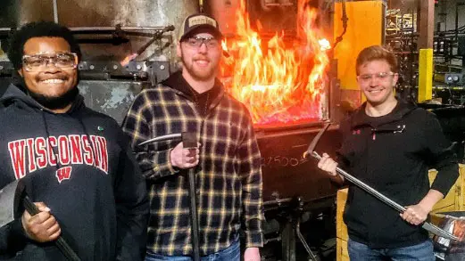 Isaiah McCray Jones, Adam Falk and Josh Baston