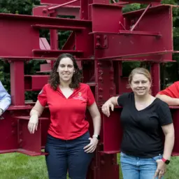 Consortium for Holistic Steel Systems members John Klein, Hannah Blum, Andrea Hicks and Thomas Sputo