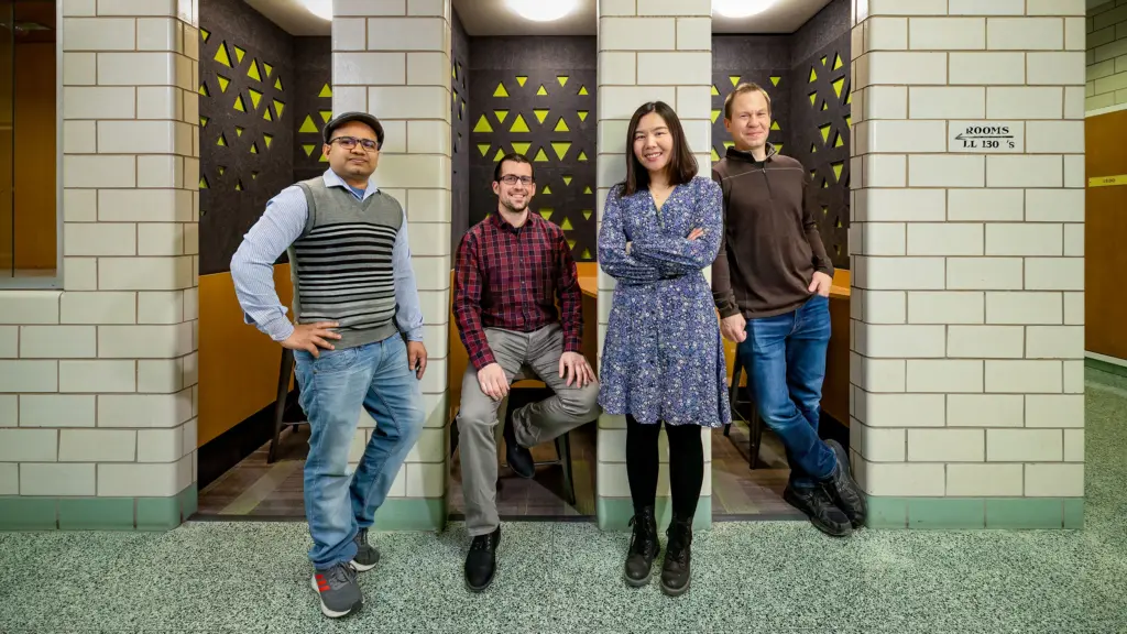 Researchers Md Sariful Sheikh, Ryan Jacobs, Jun Meng and Dane Morgan