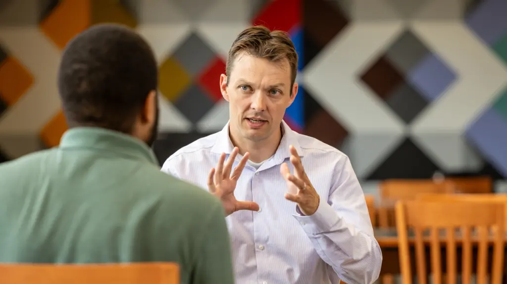 Christian Franck discusses traumatic brain injuries in an interview