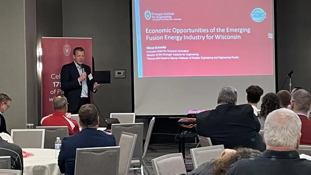 Oliver Schmitz speaks in Appleton