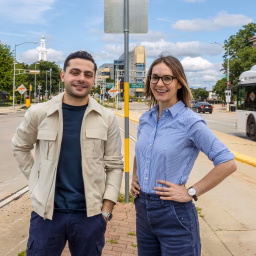 postdoctoral researcher Wissam Kontar and PhD student Erin Bulson