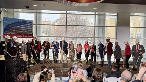 Groundbreaking ceremony for the Phillip A. Levy Engineering Center