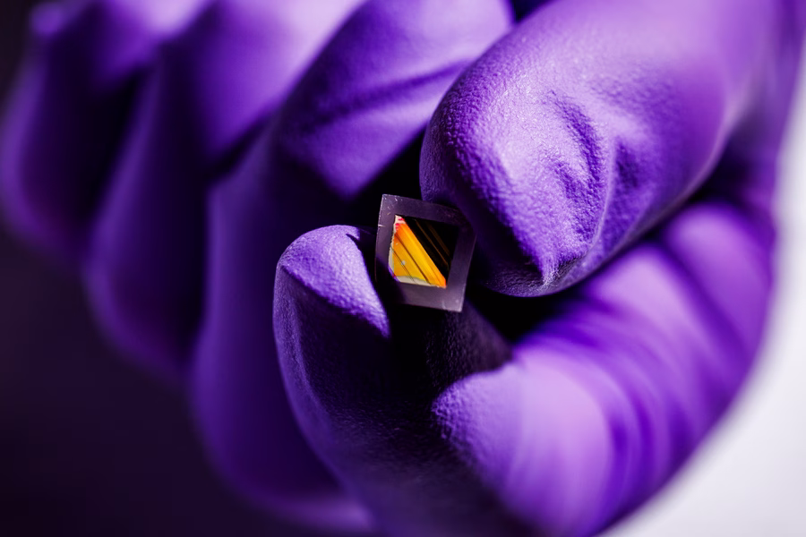 Photo of the newly developed thin film