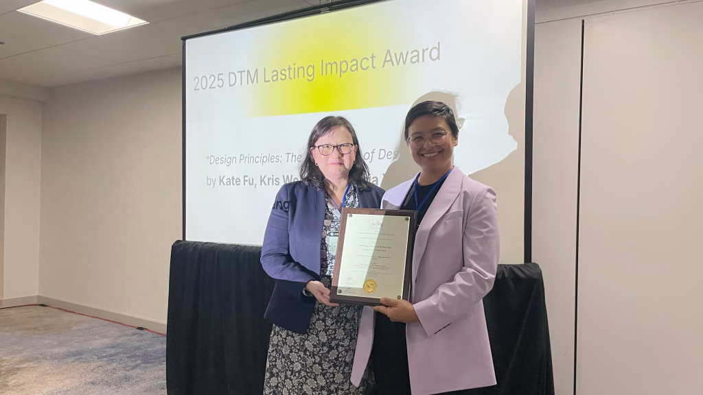 Kate Fu DTM award